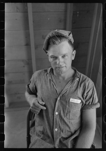 Migratory worker at Agua Fria Migratory Labor Camp, Arizona