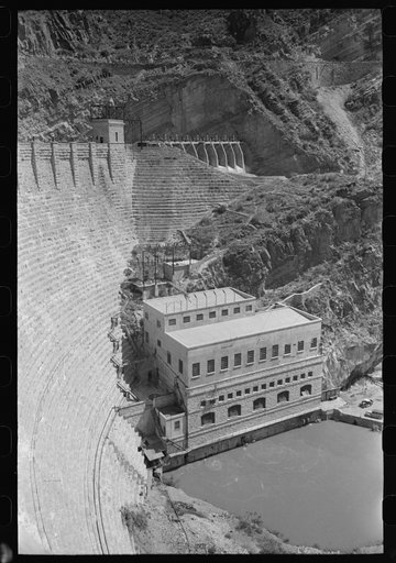 Power house at Roosevelt Dam, Roosevelt, Arizona