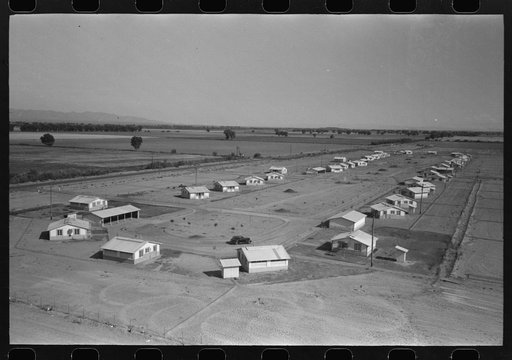 Untitled photo, possibly related to: Isolation unit at the Agua Fria Migratory Labor Camp, Arizona. These units are designed for isolation of persons with contagious diseases of temporary nature