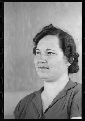 Wife of migratory laborer living at the Agua Fria Migratory Labor Camp, Arizona