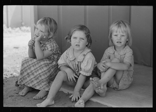 Untitled photo, possibly related to: Daughter of a migratory laborer living at the Agua Fria Migratory Labor Camp, Arizona