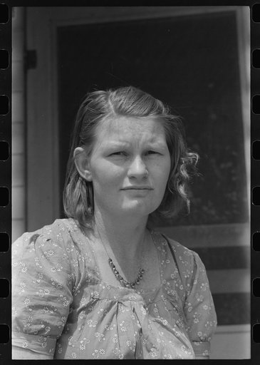Daughter of a migratory laborer living at the Agua Fria Migratory Labor Camp, Arizona