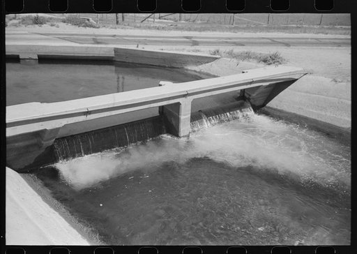 Untitled photo, possibly related to: Detail of a main irrigation ditch in Maricopa County, Arizona