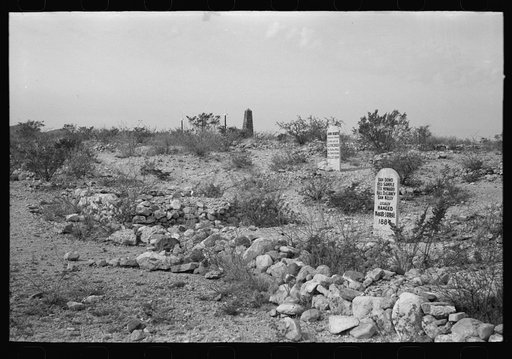 Boothill Cemetery, Tombstone, Arizona. It was called Boothill because with one or two exceptions all buried here died unnatural deaths with their boots on