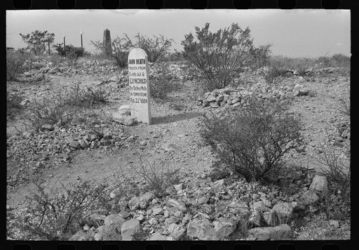 Boothill Cemetery, Tombstone, Arizona. This cemetery is no longer used but is a major tourist attraction
