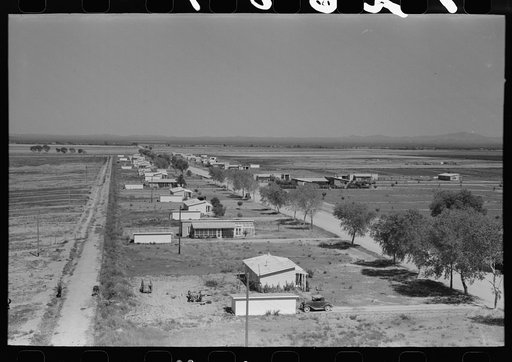 General view of houses at the Casa Grande Valley Farms, Pinal County, Arizona