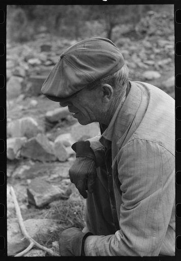Gold prospector, Pinos Altos, New Mexico