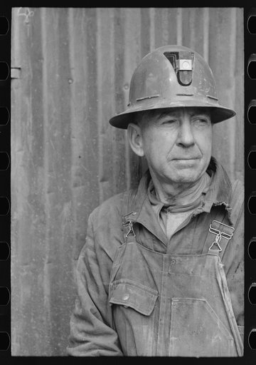 Miner at Mogollon, New Mexico