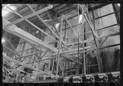 Old type agitating and settling tanks. Gold mine at Mogollon, New Mexico
