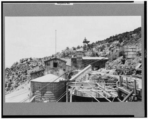 The mill. Gold mine at Mogollon, New Mexico
