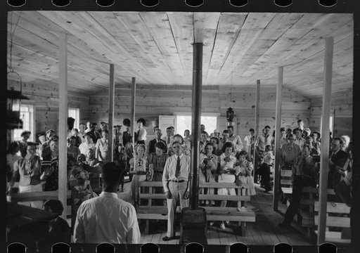 Untitled photo, possibly related to: All day community sing, Pie Town, New Mexico