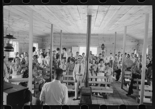 All day community sing, Pie Town, New Mexico