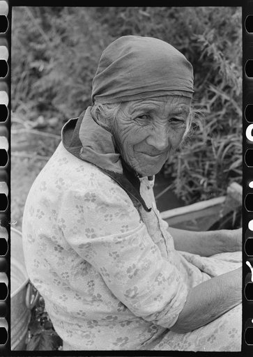 Spanish-American woman, Chamisal, New Mexico