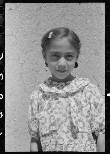 Spanish-American girl, Chamisal, New Mexico