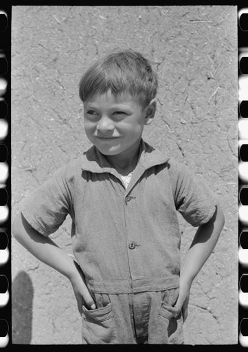 Spanish-American boy, Chamisal, New Mexico