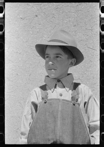 Spanish-American boy, Chamisal, New Mexico