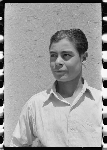 Spanish-American boy, Chamisal, New Mexico