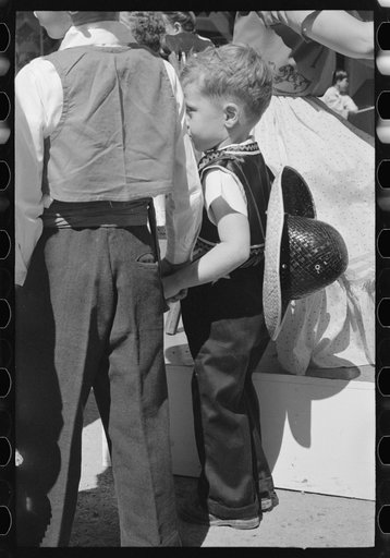 Fiesta costumes, Taos, New Mexico