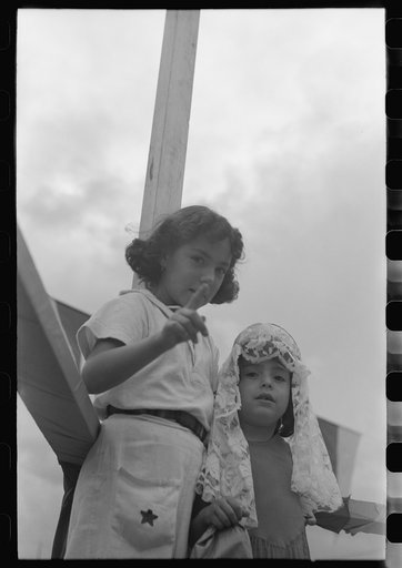 Untitled photo, possibly related to: Spanish-American people at fiesta, Taos, New Mexico