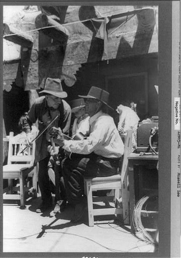 Birney, Montana. June 1939. Cowhand at a dance