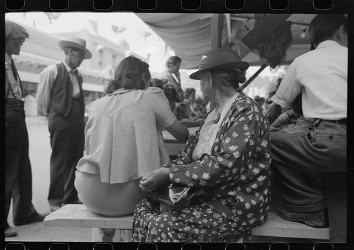 Untitled photo, possibly related to: Bingo at fiesta, Taos, New Mexico