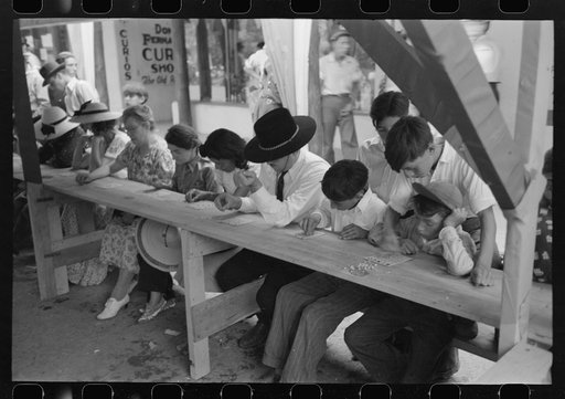 Bingo at fiesta, Taos, New Mexico