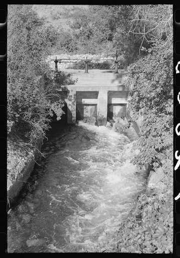 Irrigation ditch on the Logan River, Cache County, Utah