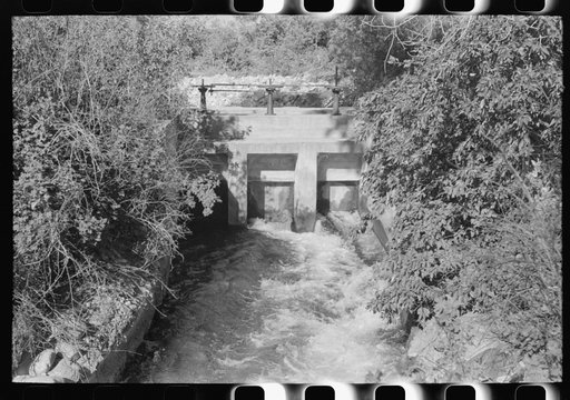 Untitled photo, possibly related to: Irrigation ditch on the Logan River, Cache County, Utah