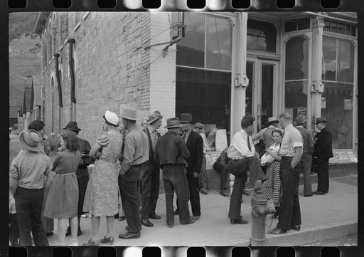 Watching the Labor Day parade, Silverton, Colorado