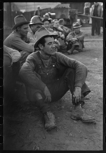Untitled photo, possibly related to: Candid cameraman at miners contest at Labor Day celebration, Silverton, Colorado