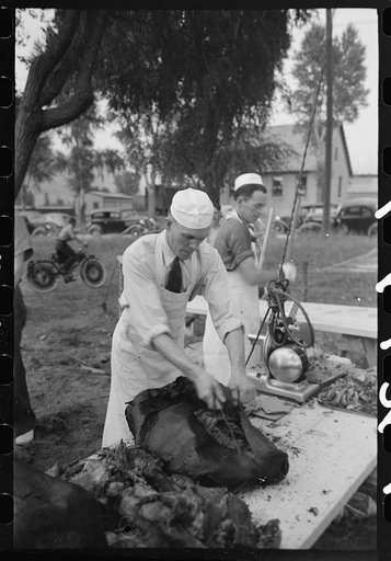 Untitled photo, possibly related to: Free barbecue, Labor Day, Ridgway, Colorado