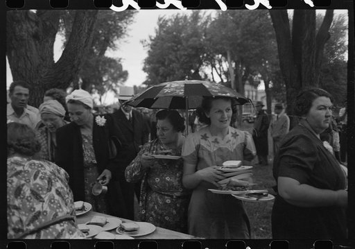 Untitled photo, possibly related to: Free barbecue, Labor Day, Ridgway, Colorado