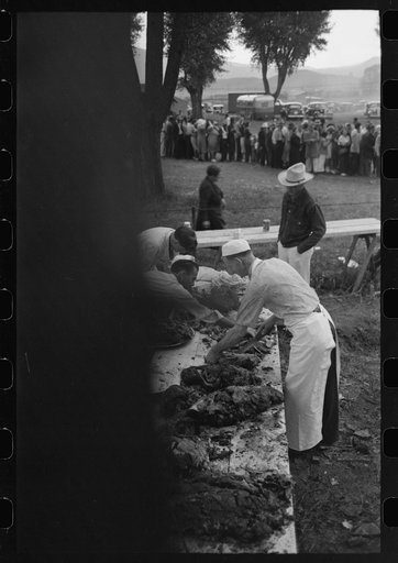 Untitled photo, possibly related to: Free barbecue, Labor Day, Ridgway, Colorado