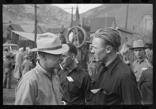 Untitled photo, possibly related to: Miners at Labor Day celebration, Silverton, Colorado
