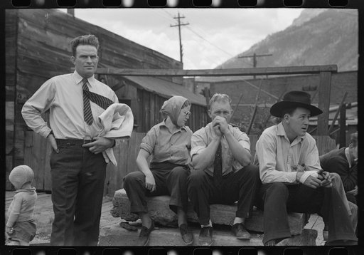 Untitled photo, possibly related to: People at Labor Day celebration, Silverton, Colorado