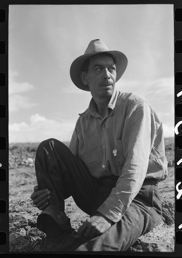 Farmer of Spanish extration, Concho, Arizona