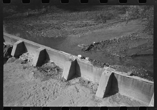 Main dam for irrigation water, Santa Clara, Utah