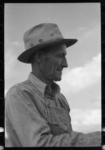 Untitled photo, possibly related to: Mormon farmer, Ivins, Washington County, Utah