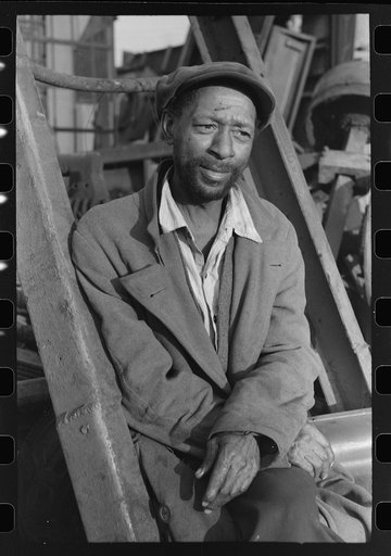 Man on South Side of Chicago, Illinois