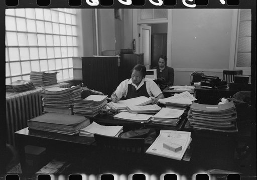 Office of insurance company, South Side of Chicago, Illinois