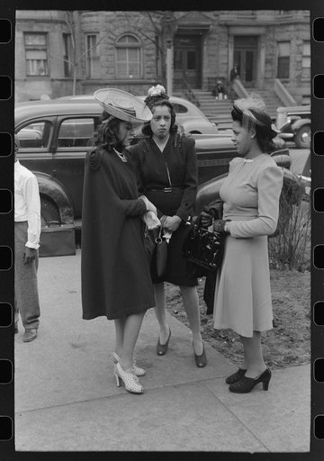 Part of the Easter parade on the South Side of Chicago, Illinois