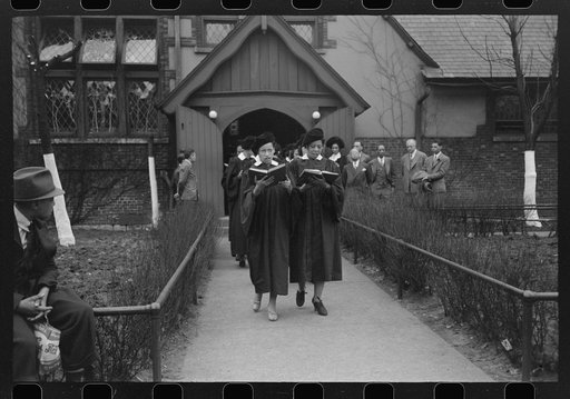 Untitled photo, possibly related to: Part of the processional of an Episcopal church, Easter morning, South Side of Chicago, Illinois