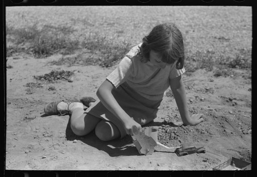 Untitled photo, possibly related to: Child of a farm worker living at the FSA (Farm Security Administration) labor camp. Caldwell, Idaho