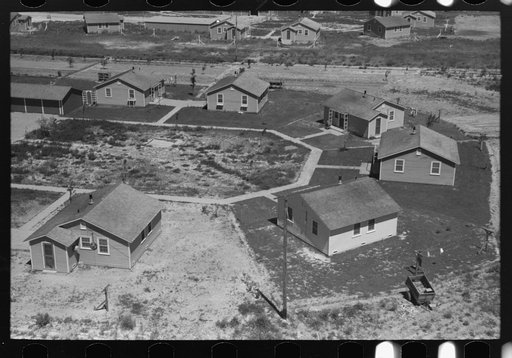 The home of permanent farm workers at the FSA (Farm Security Administration) labor camp. Caldwell, Idaho
