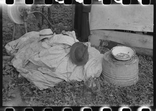 Untitled photo, possibly related to: Sheep shearer washing up for dinner, Malheur County, Oregon