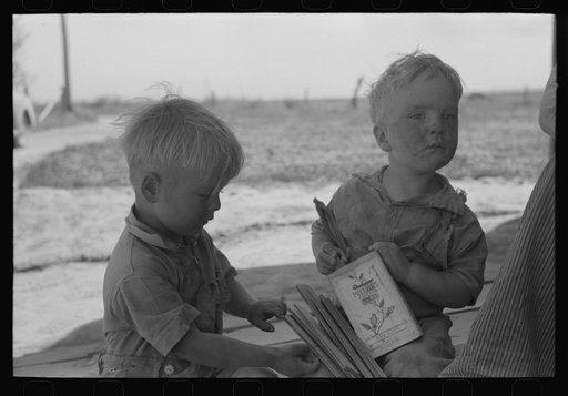 Untitled photo, possibly related to: Child of farmer living on Vale-Owyhee irrigation project at Malheur County, Oregon