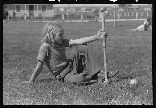 Farmer's daughter living at the FSA (Farm Security Administration) labor camp. Caldwell, Idaho