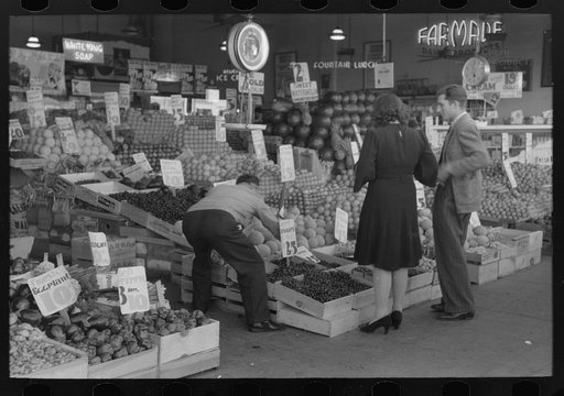 Vegetable market. San Diego, California