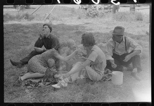 Untitled photo, possibly related to: A family picnic on the Fourth of July at Vale, Oregon