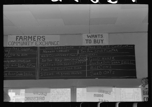 Untitled photo, possibly related to: Sign in store. Eden, Idaho